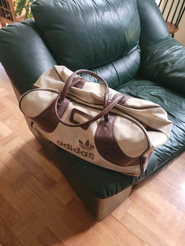 Adidas Beige & Brown Duffle Bag - photo 3