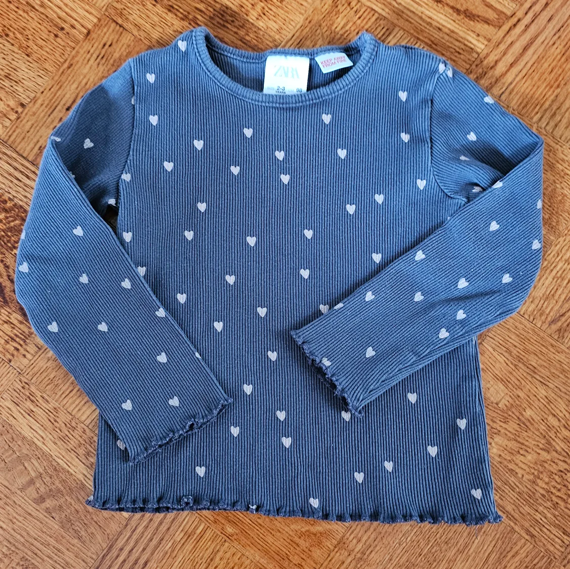2 pack Zara Kids Long Sleeve Top - Size 2-3 Years thumbnail
