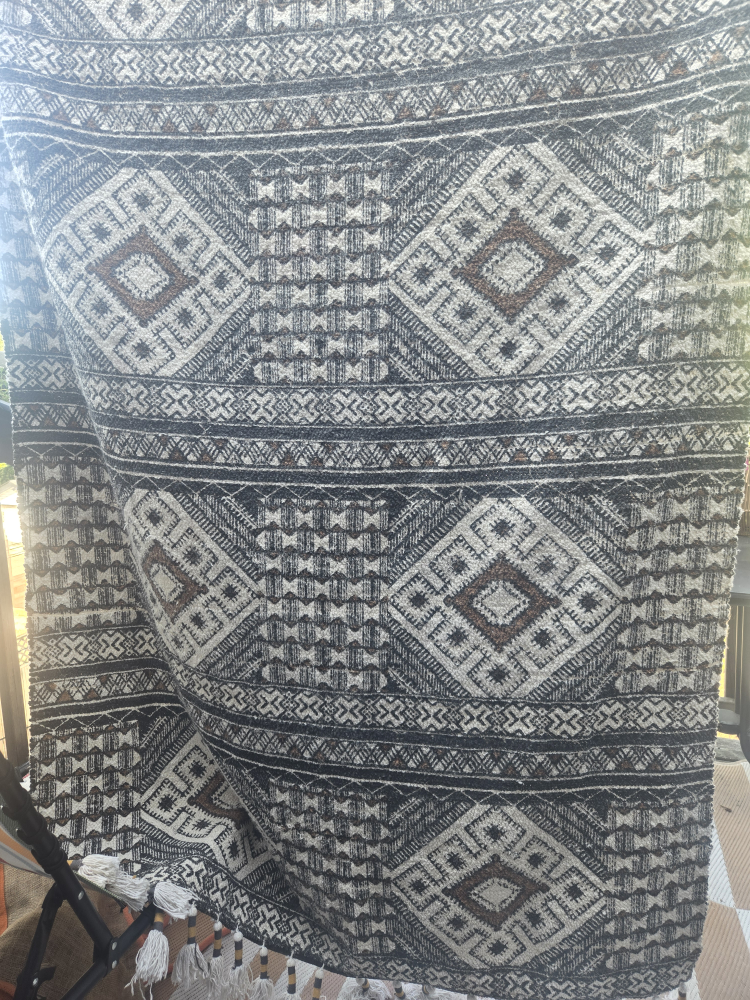 Patterned indoor throw rug 120×180 - photo 2