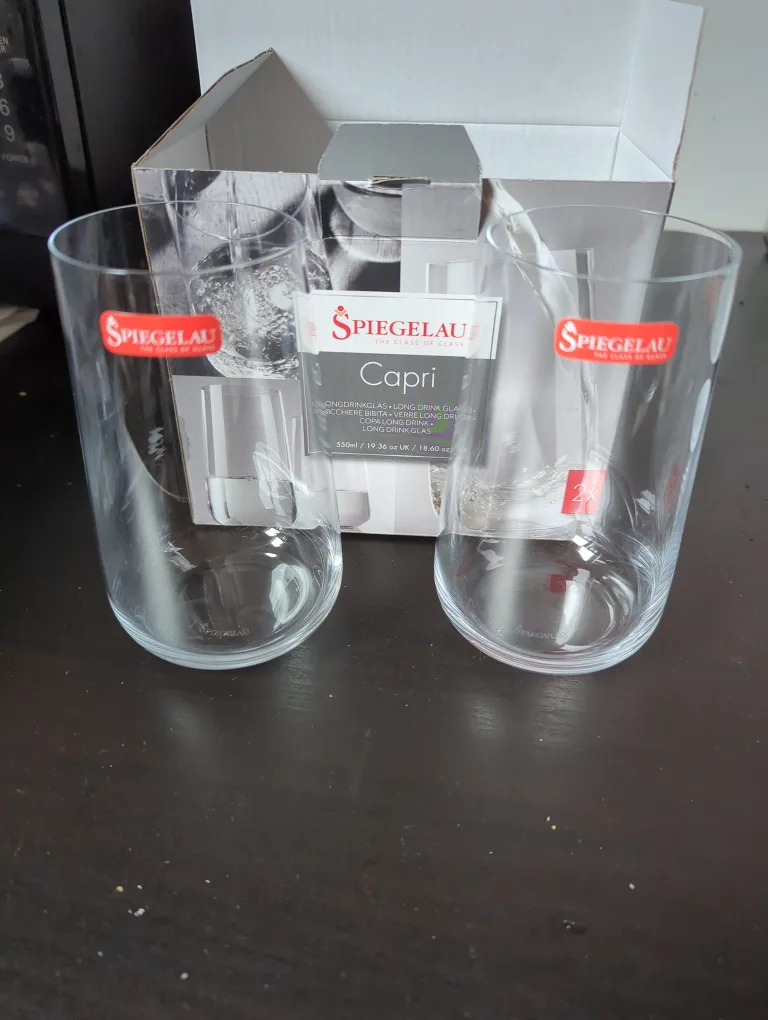 Brand New!! Spiegelau Capri Long Drink Glasses, Set of 2, image indicator(2)