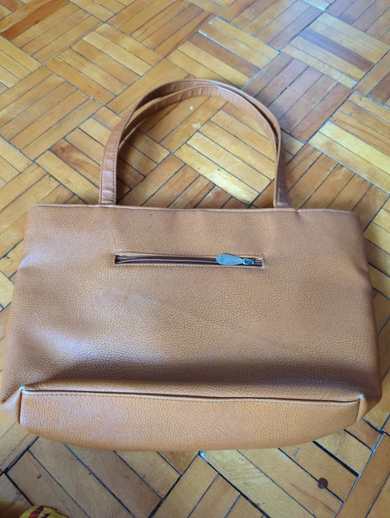 Liz Claiborne Brown Tote Bag image indicator(2)