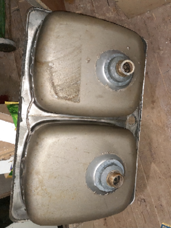 Stainless Steel Double Sink & Faucet 🏆 - photo 2