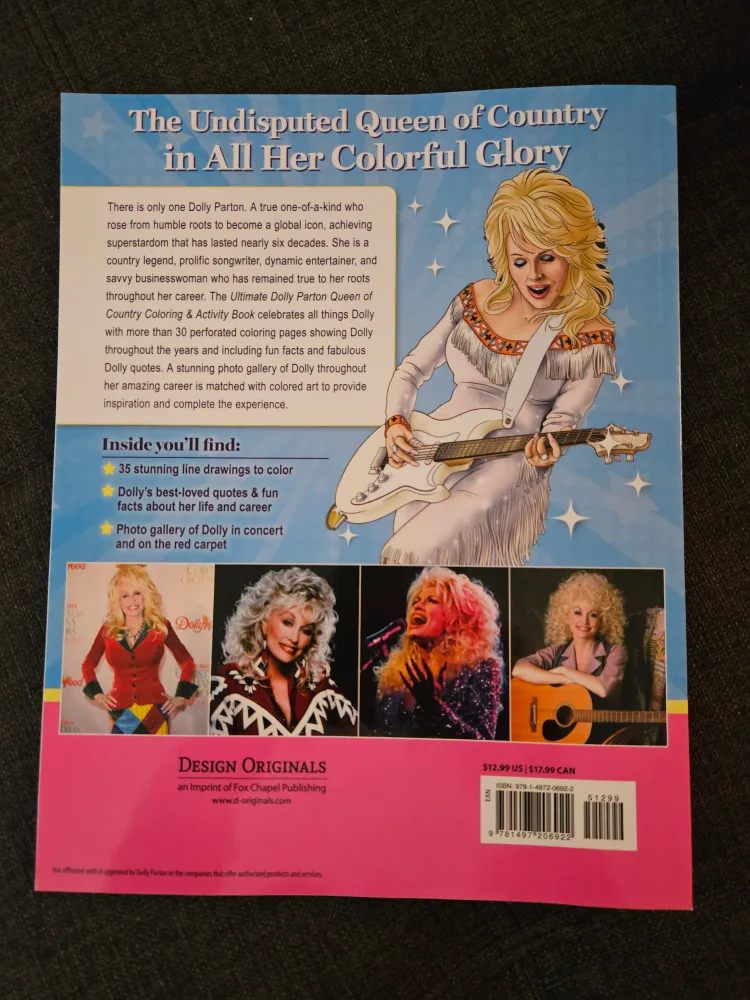 Ultimate Dolly Parton Colouring & Activity Book image indicator(6)