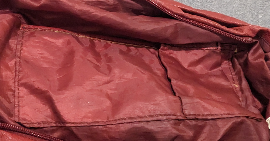 Burgundy Leather Shoulder Bag/Purse - photo 3