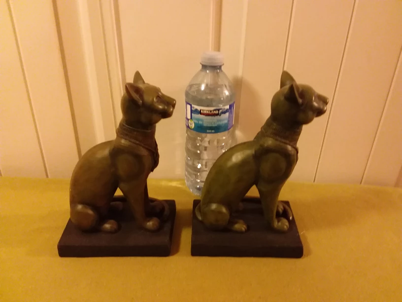 ➡️ Pair of Egyptian Sphinx Statues 😼😼 - photo 2