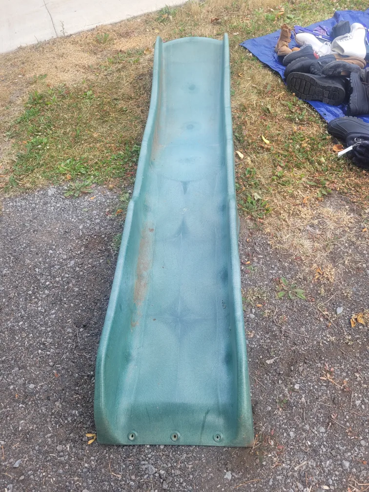 Kids Green Plastic Slide
