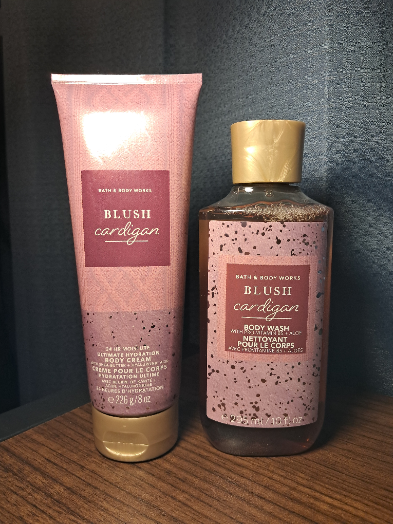 Bath & Body Works Blush Cardigan Set 🎀🫠