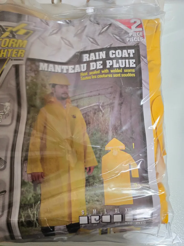 Storm Fighter Yellow Rain Coat - Size M (New) image indicator(2)
