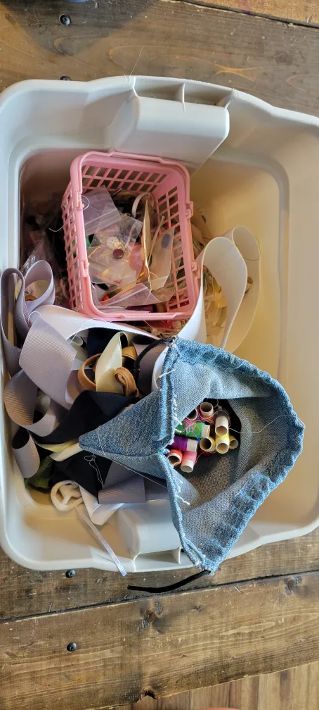 Sewing Supplies: Ribbons, Thread, Buttons thumbnail