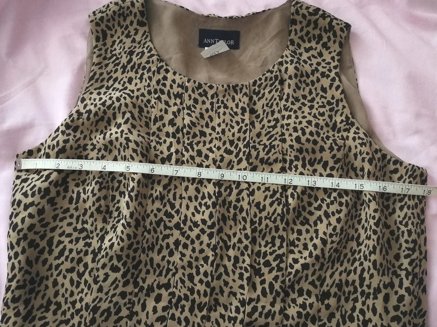 Ann Taylor Leopard Print Sleeveless Blouse - Size S image indicator(4)