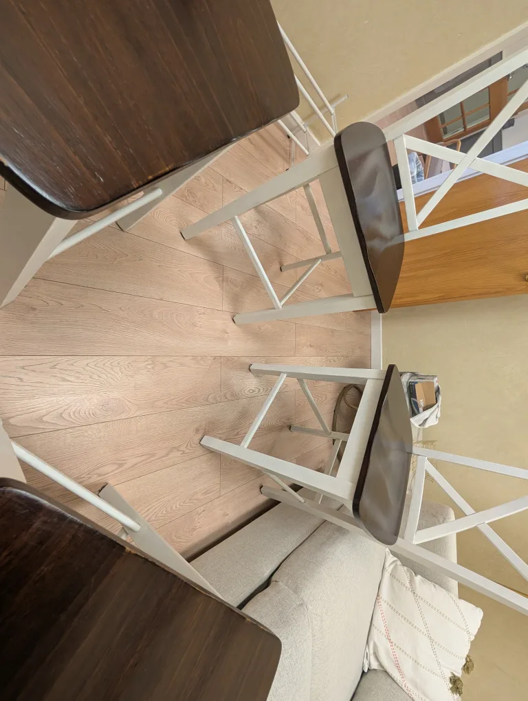 Priced to sell! Square Dining Table with 4 Chairs image indicator(6)