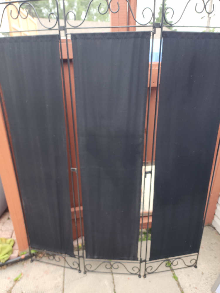 Folding 3-Panel Room Divider
