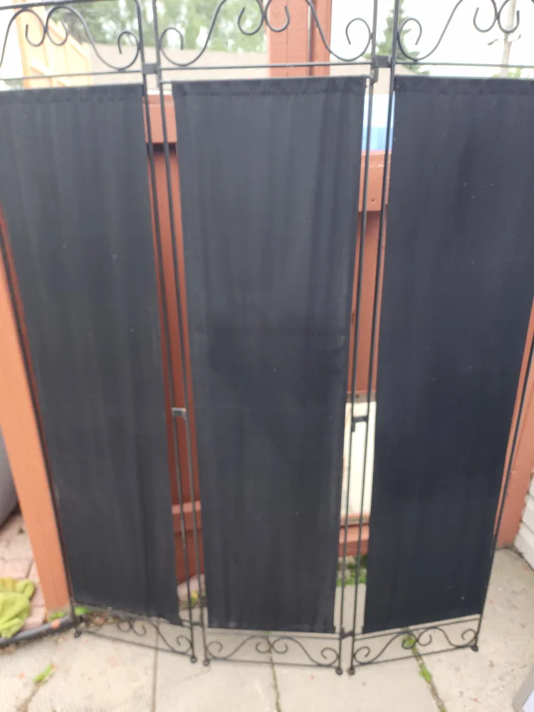 Folding 3-Panel Room Divider thumbnail
