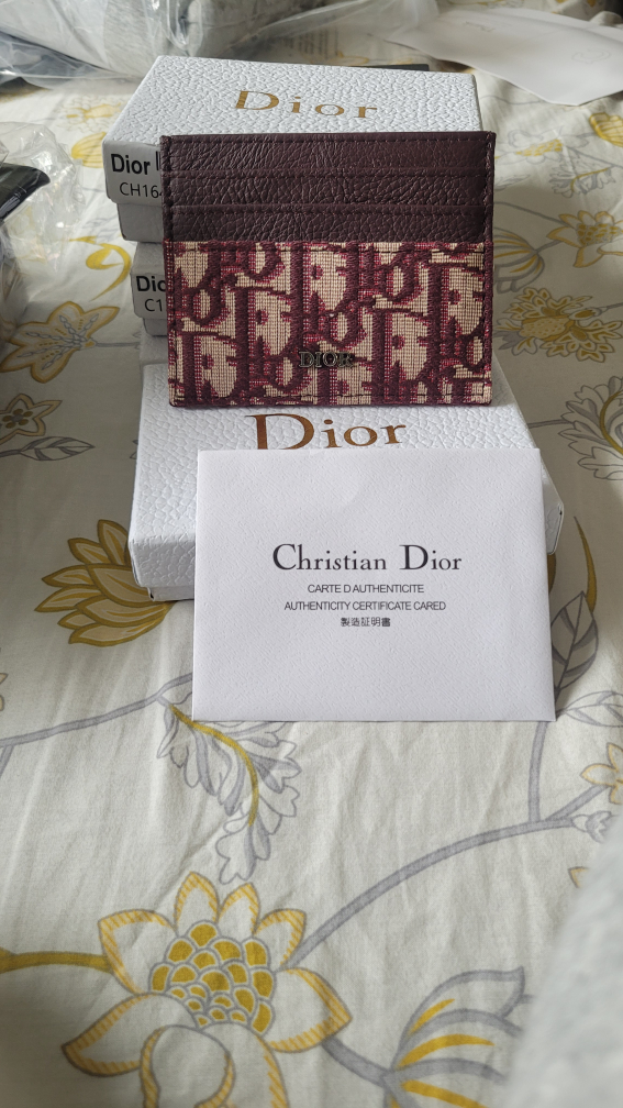 Dior card holder