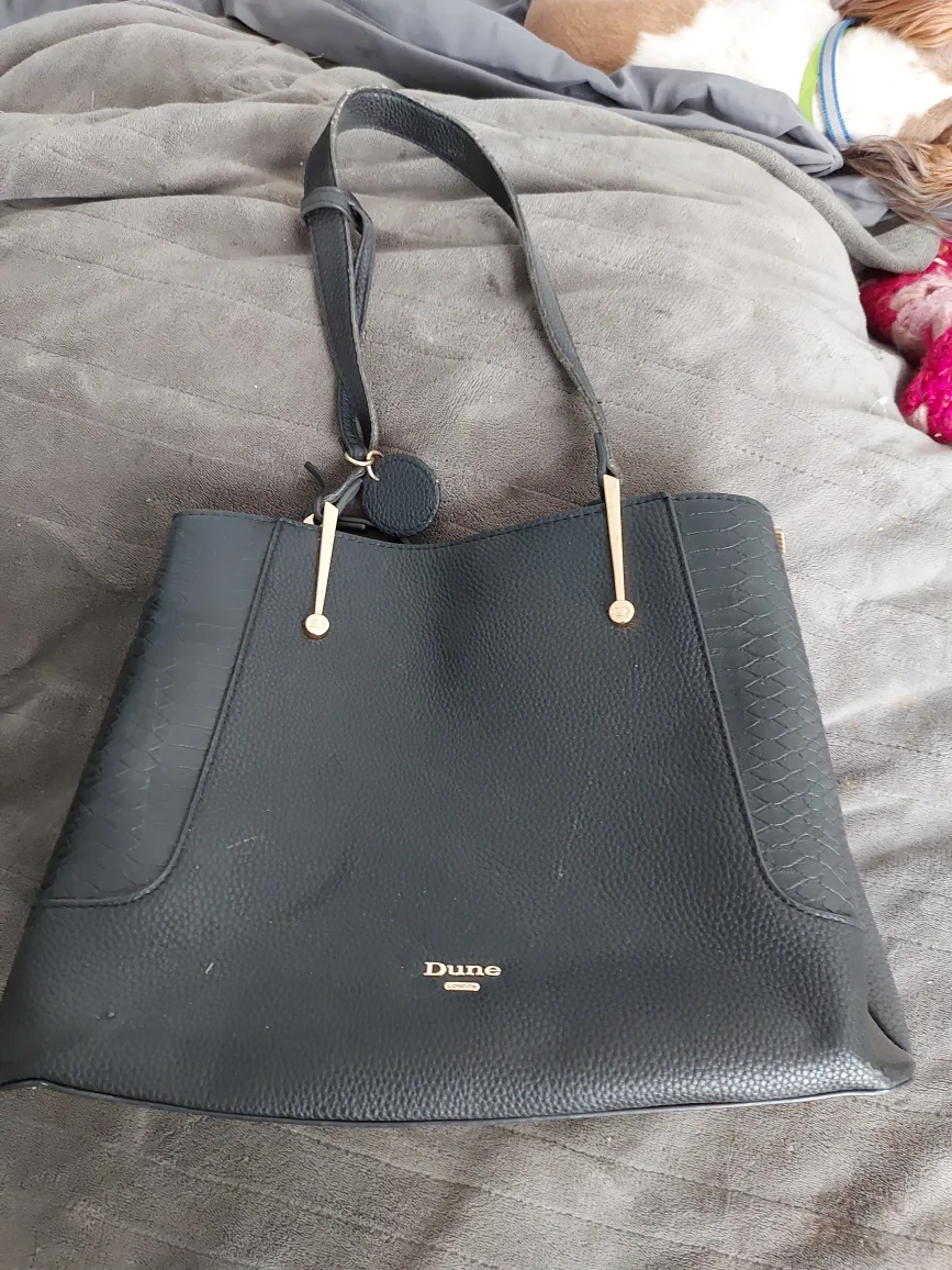 Dune London Black Tote Bag thumbnail