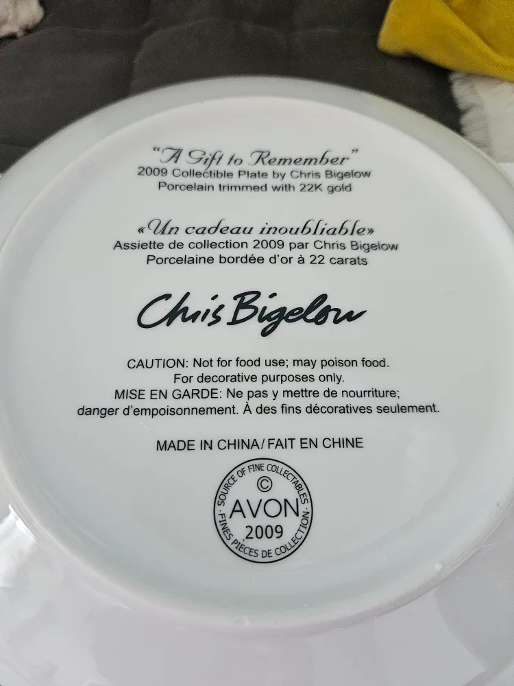 Avon Collectible Christmas Plates (2004-2009) image indicator(10)