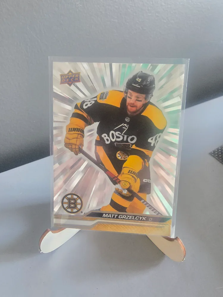 Matt Grzelcyk Upper Deck Outburst Hockey Card thumbnail