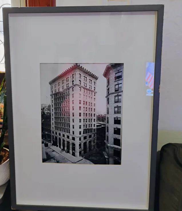 "🧡" Framed Black and White Building Photo thumbnail
