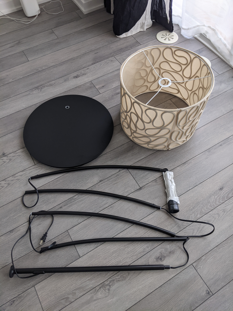 Ikea Floor Lamp (the floor lamp base part is Brand New)