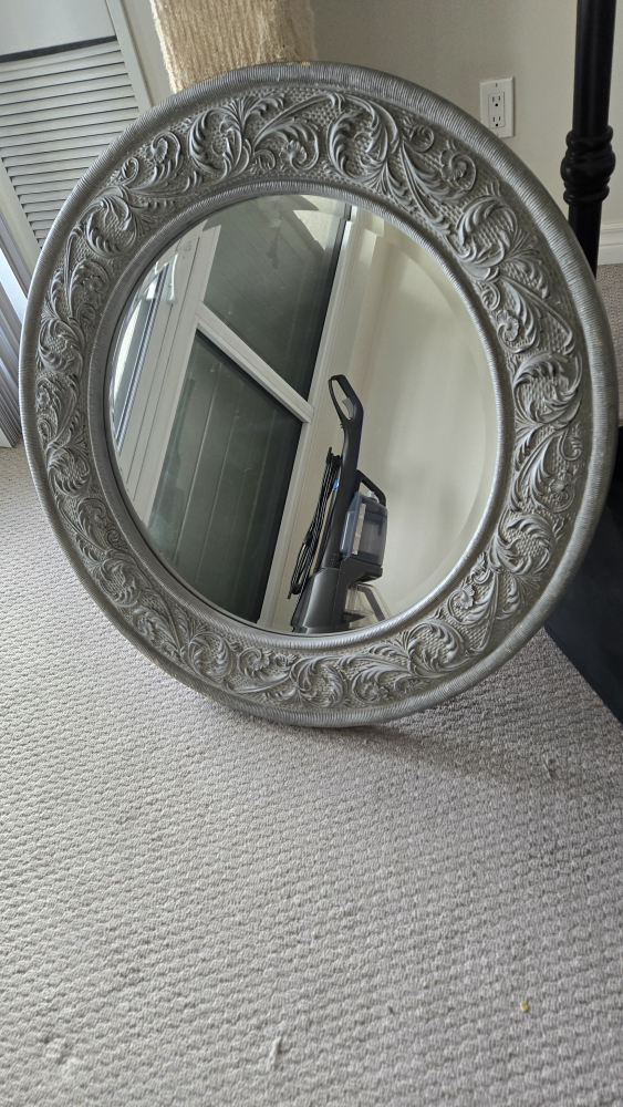 Ornate Round Mirror