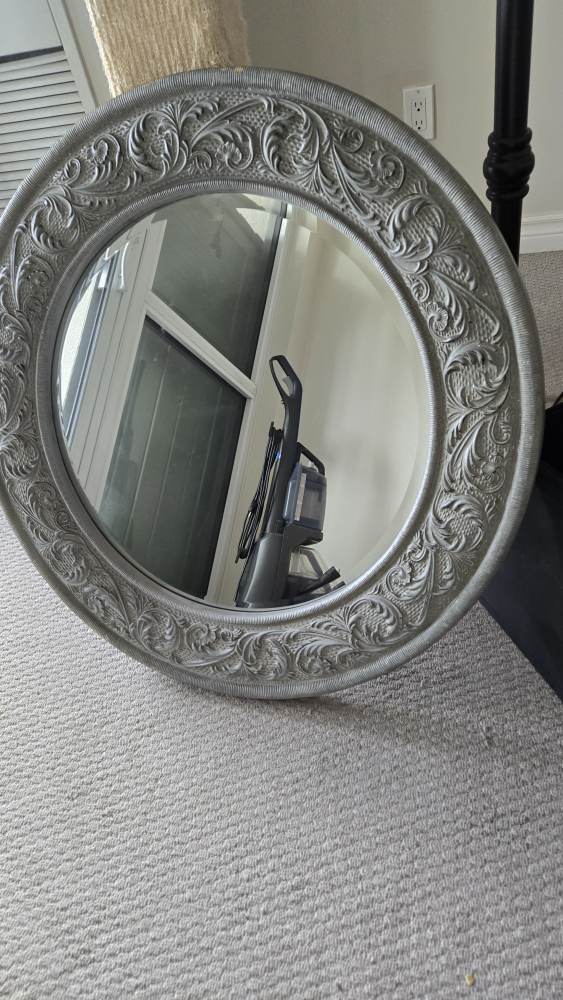 Ornate Round Mirror - photo 2