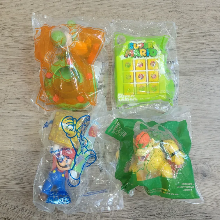 Lot of 4 Super Mario McDonald Toys #1 thumbnail
