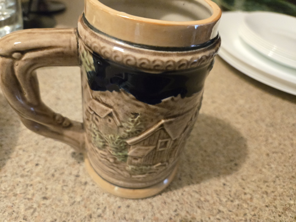 Vintage Ceramic Beer Stein Mug - photo 2