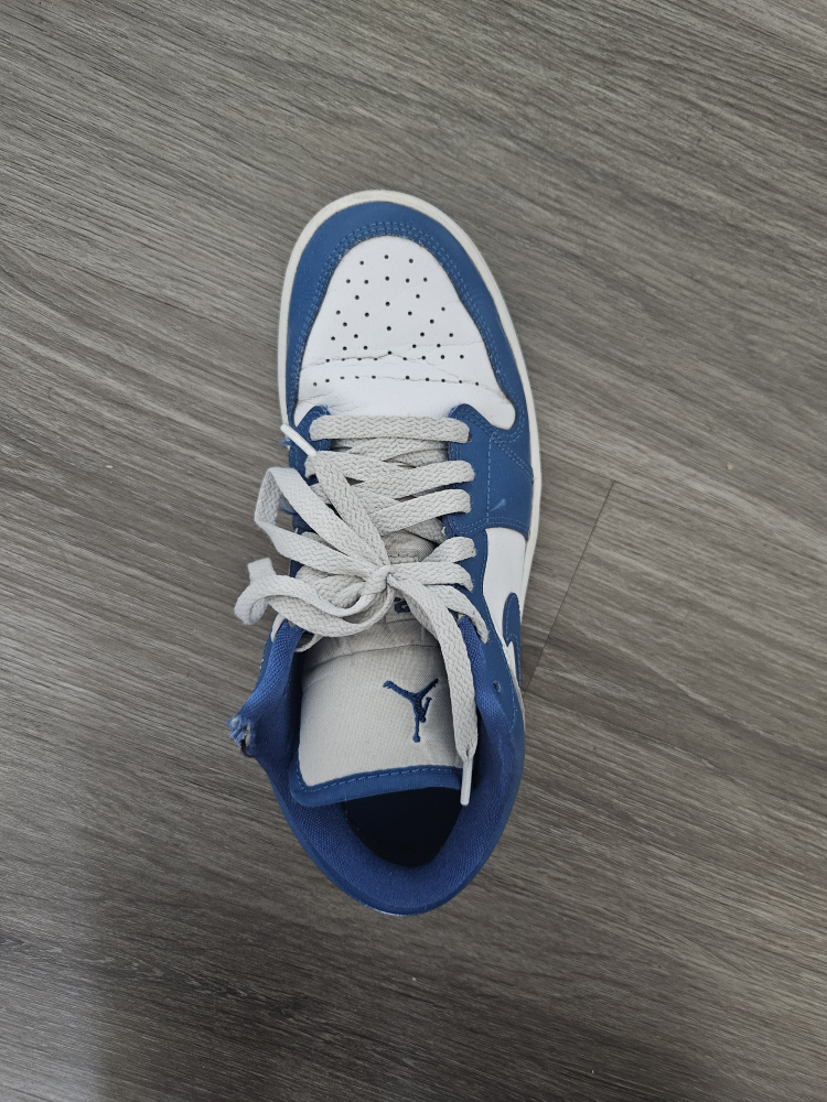 Nike Air Jordan 1 Low Blue/White - photo 4