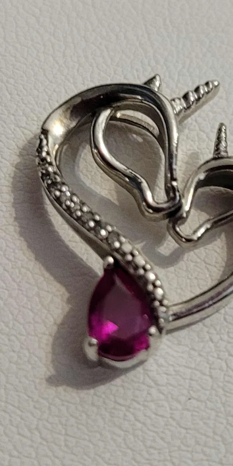 Sterling Silver Unicorn Pendant image indicator(2)