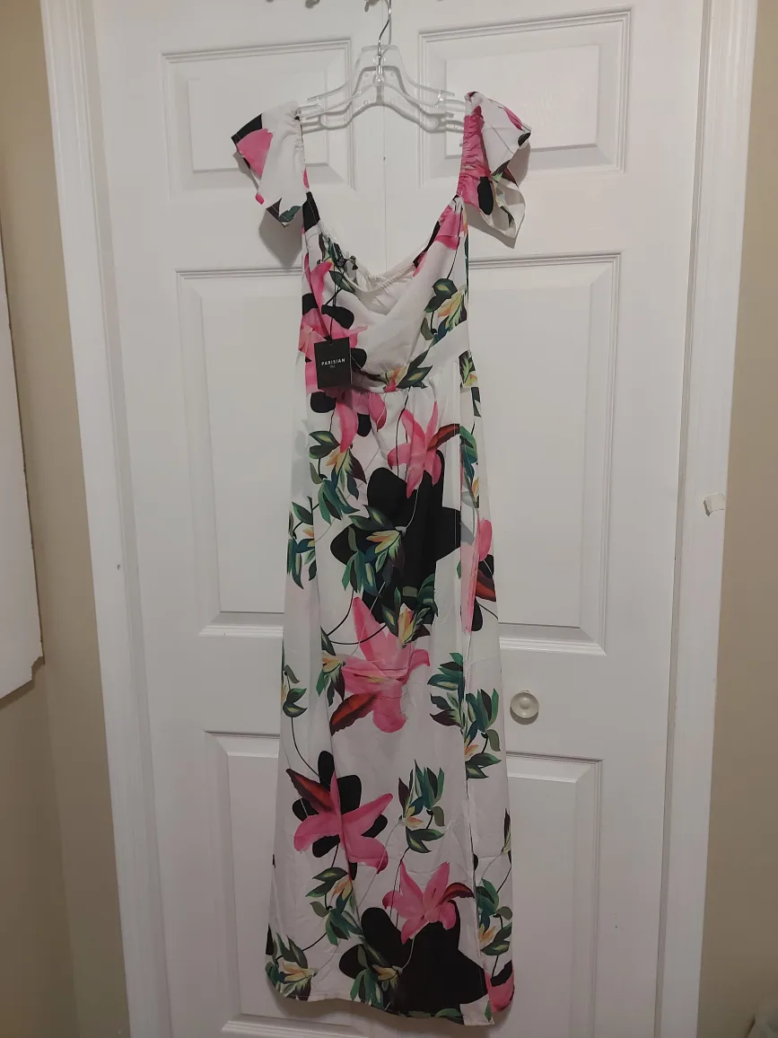 Partizia Dress - Floral Maxi Dress - Size S thumbnail