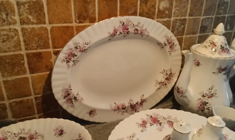 Collection of Royal Albert "Lavender Rose,"  Selling as a Bundle image indicator(8)