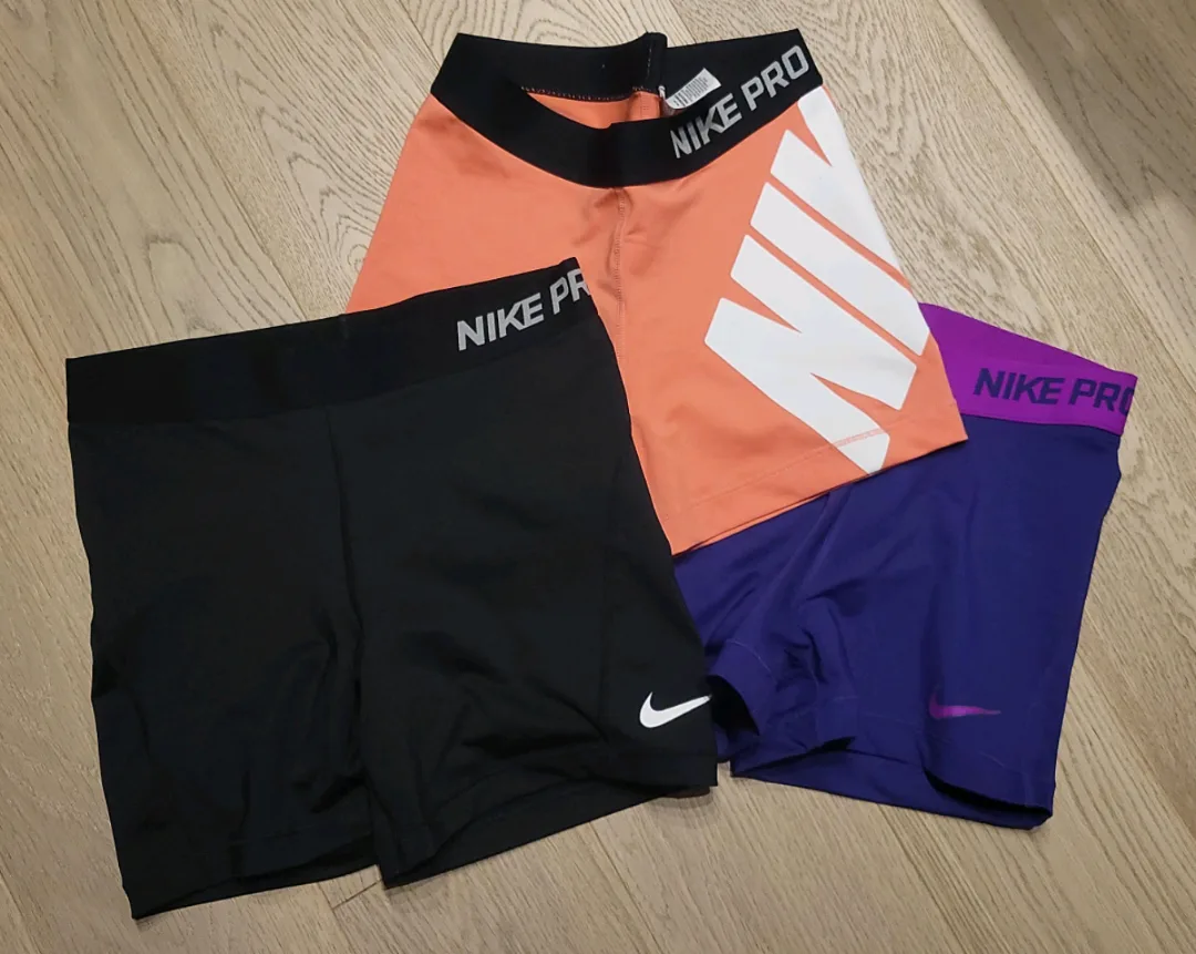 Nike Pro Shorts (3) Black, pink, Purple thumbnail