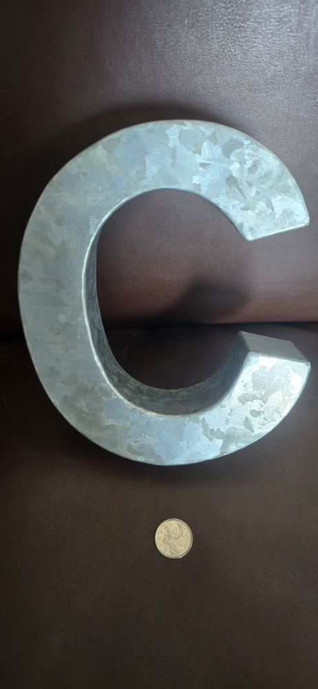 Metal Letter C - Home Decor