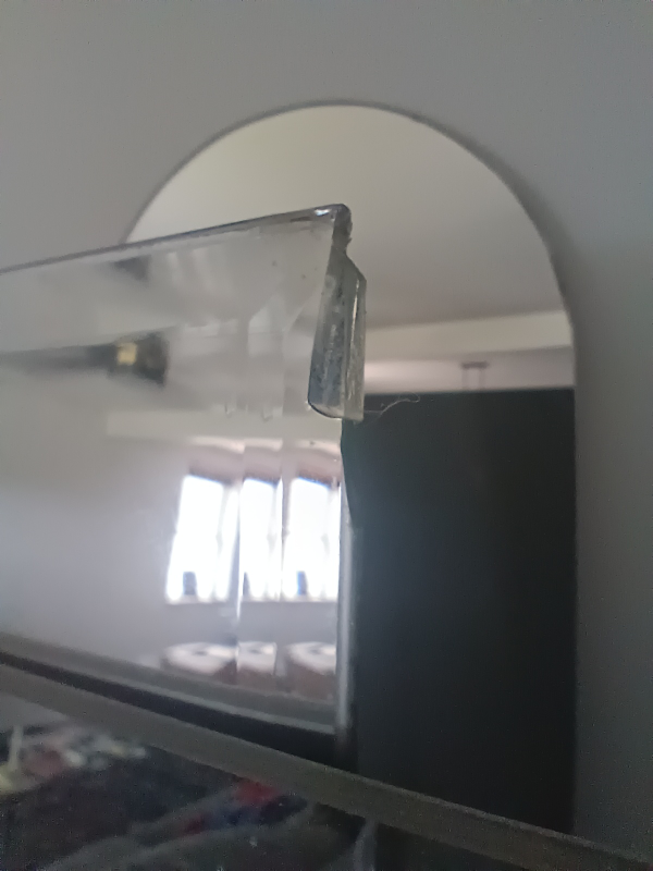 Four Large Frameless Mirrors - photo 5