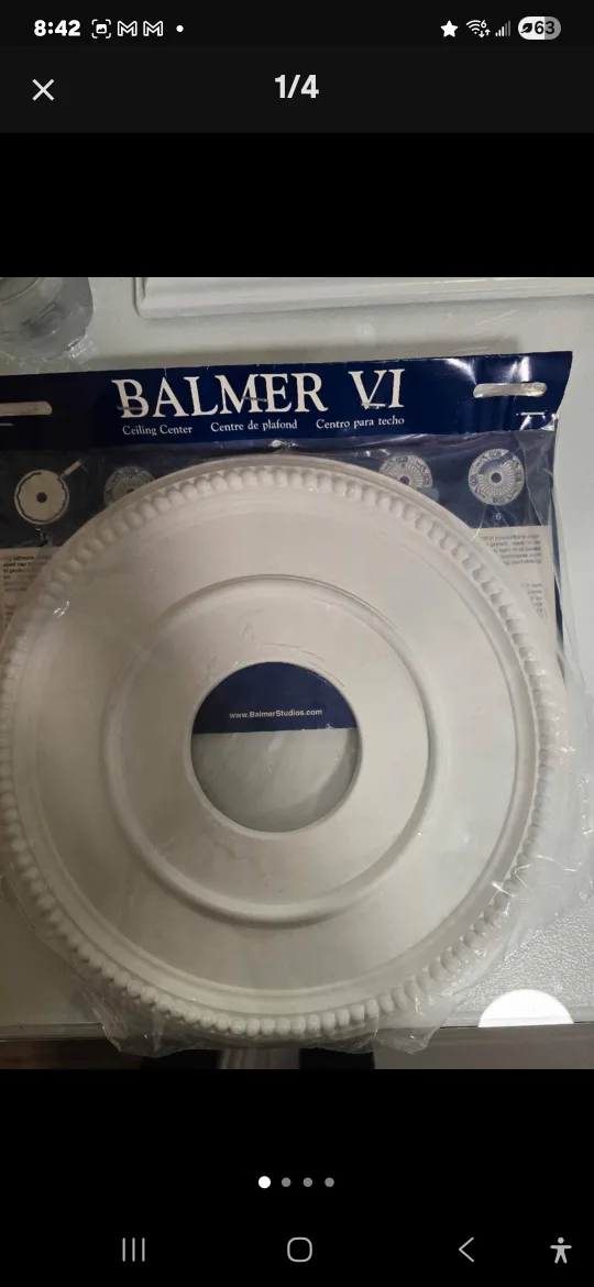 Balmer VI Ceiling Center Medallion thumbnail