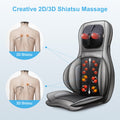 Comfier Neck & Back Massager with heat, Air Compress & Shiatsu - photo 4