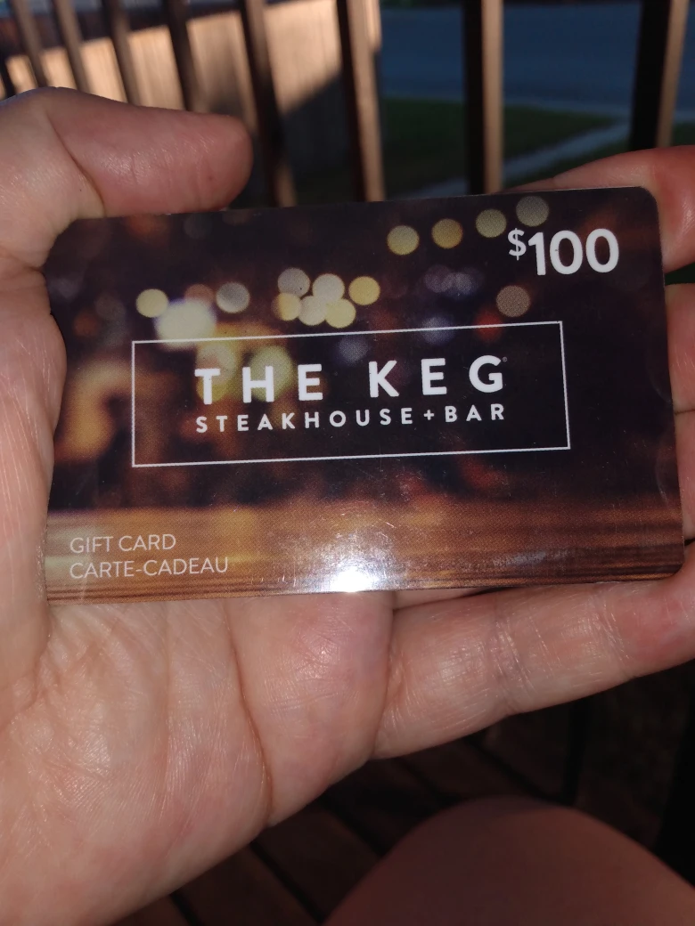 The Keg Steakhouse + Bar $100 Gift Card For 70$