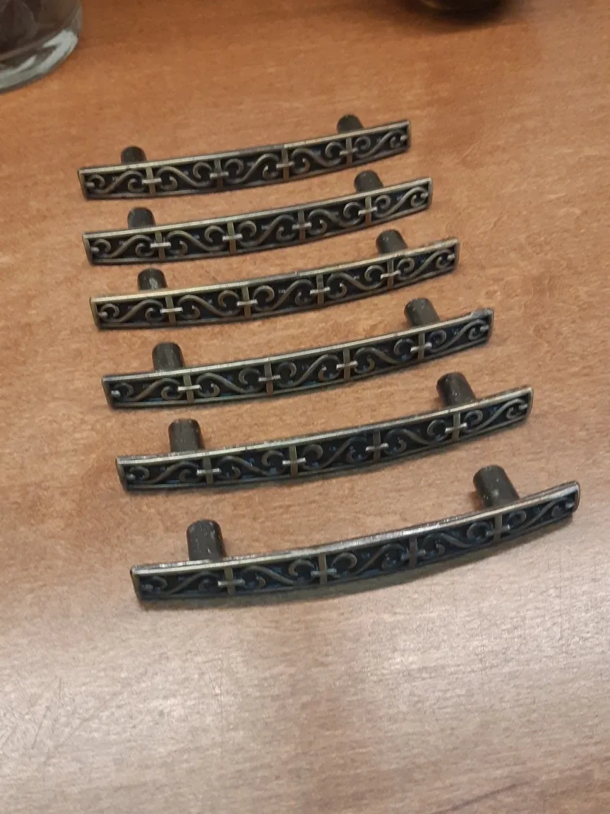 Antique Bronze Cabinet Pulls - Set of 6 image indicator(9)