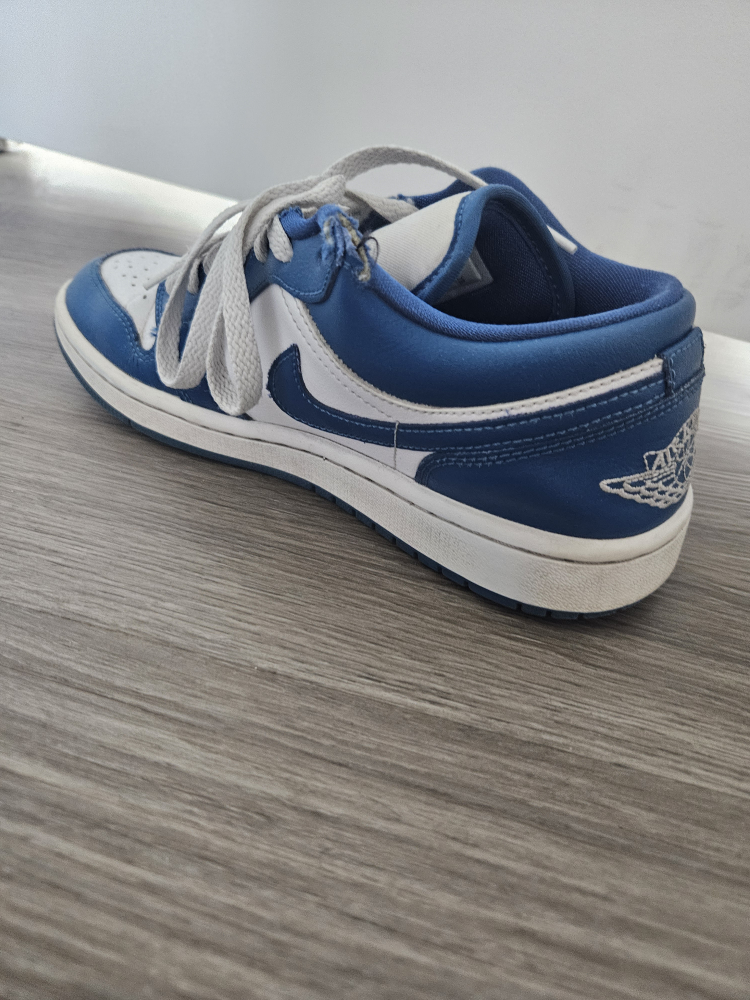 Nike Air Jordan 1 Low Blue/White - photo 2