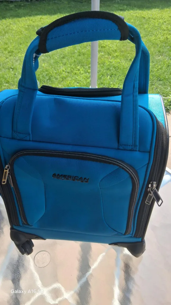American Tourister Rolling Tote - Blue thumbnail