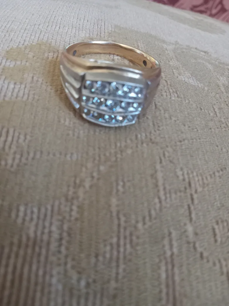 Men's Gold & Diamond Ring,22k ,1ct diamond thumbnail