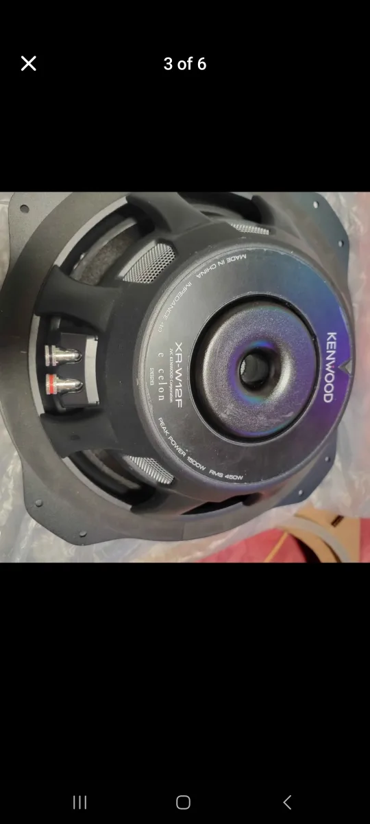 kenwood excelon subwoofer 12" image indicator(3)