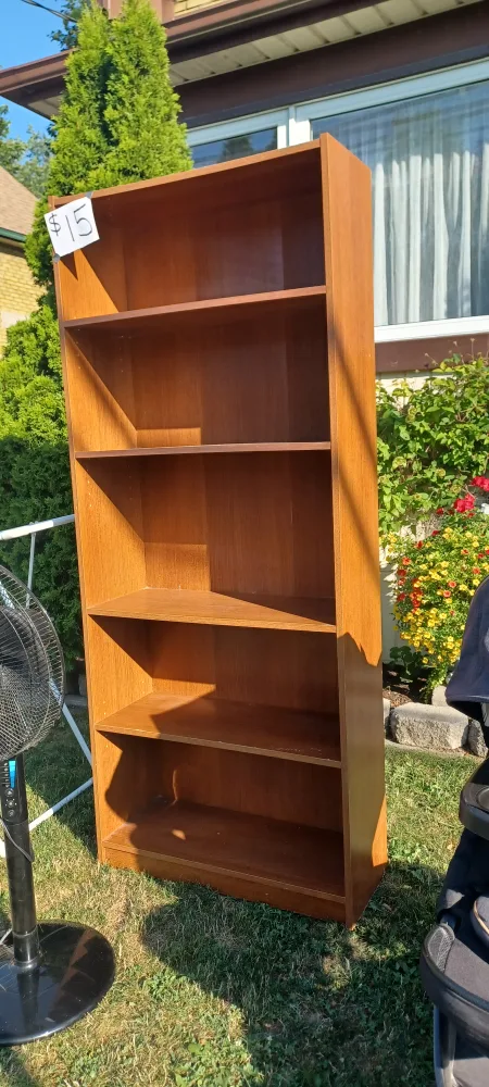 Wooden Bookcase - $15 thumbnail