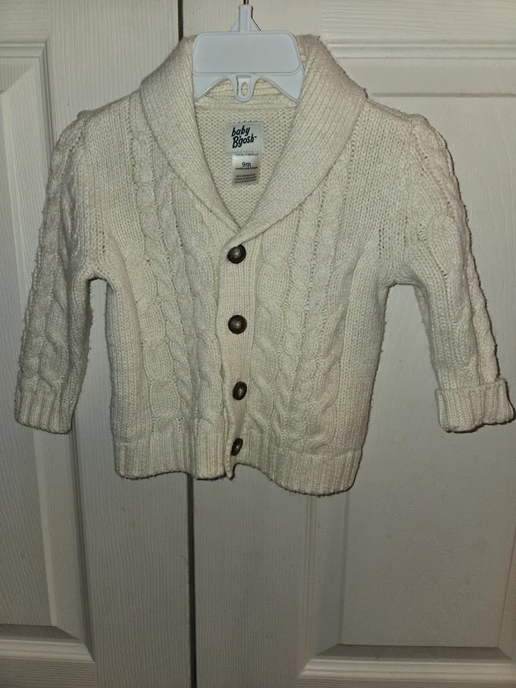 Carter's Baby Boy Cream Coloured Cardigan thumbnail