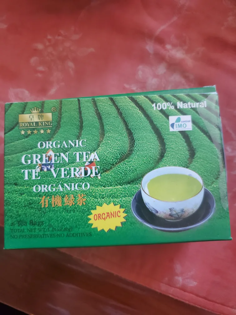 Royal King Organic Green Tea - Tea Bags 🧡 thumbnail