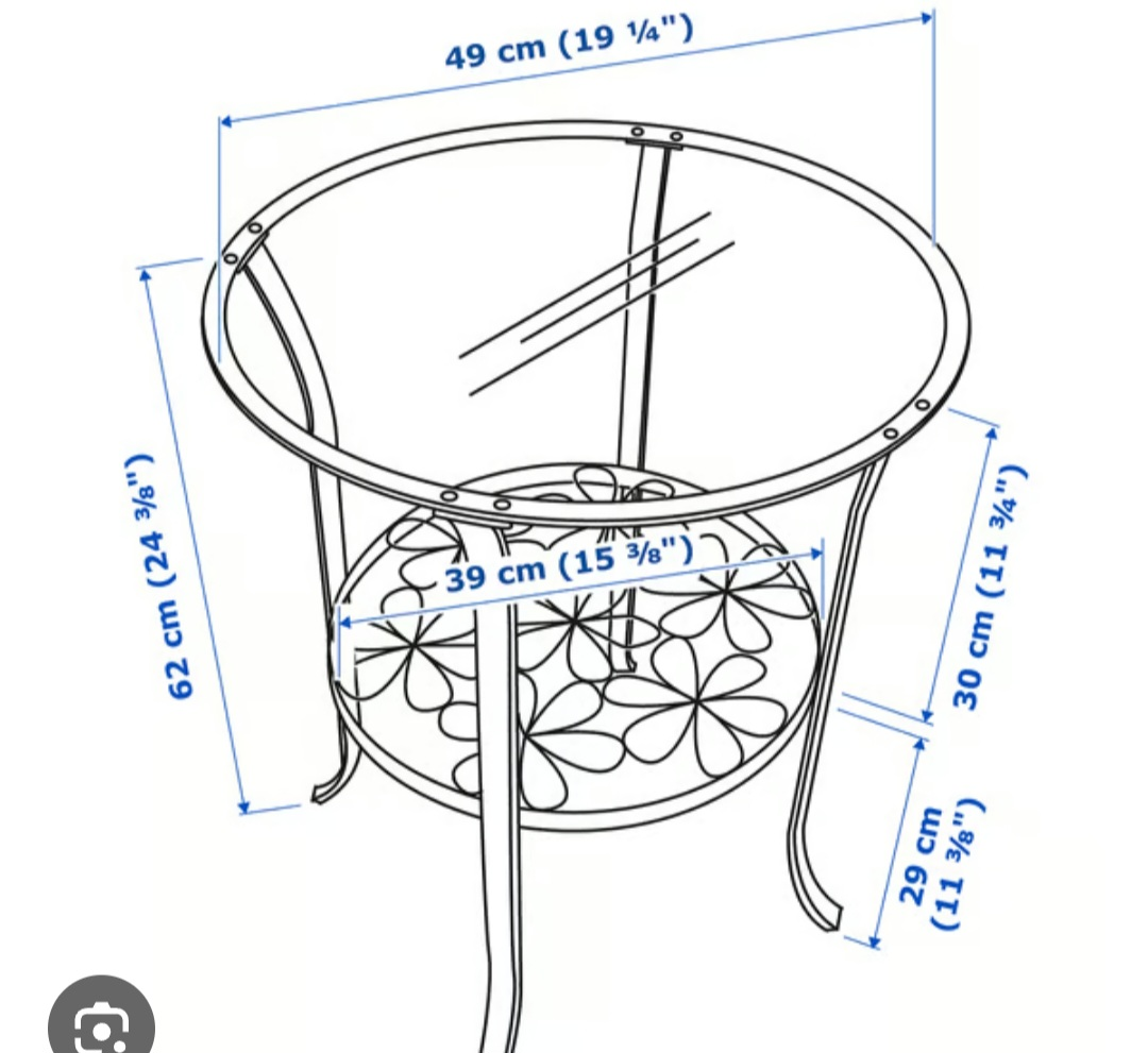 Round Glass Coffee Table 2 side table - photo 5