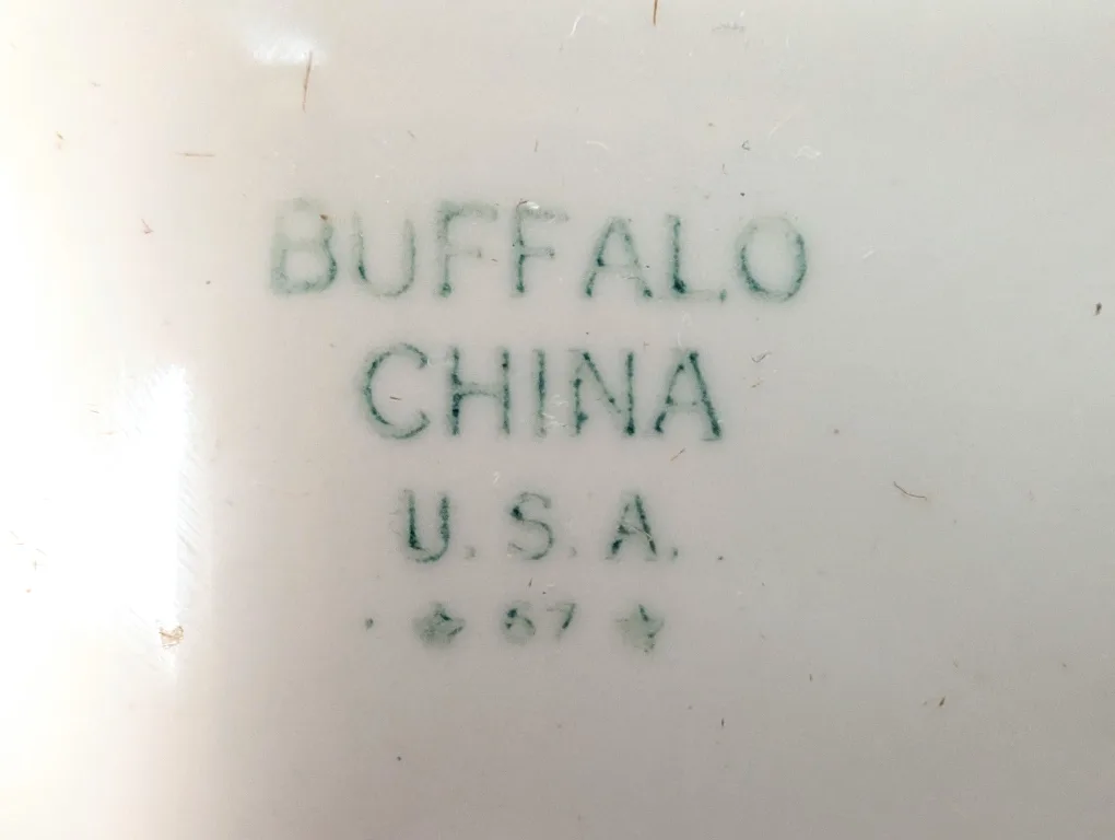 Ceramic Side Plates ~ Atomic Star ~ Buffalo Restaurant Chinaware image indicator(7)