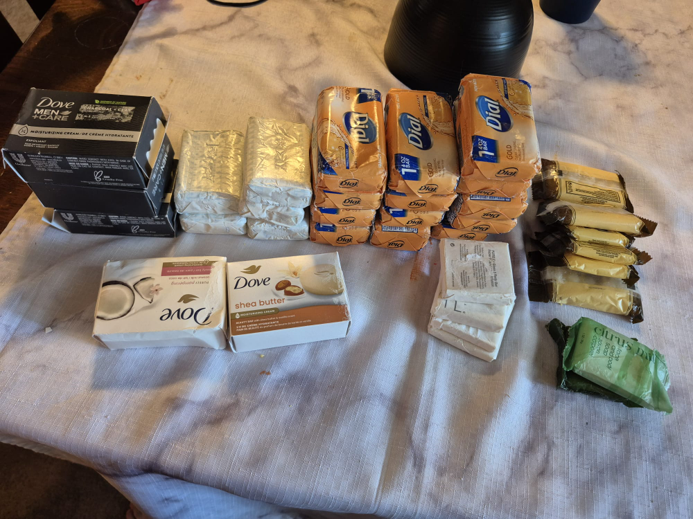 Variety of Soap Bars: Dove, Dial, Citrus