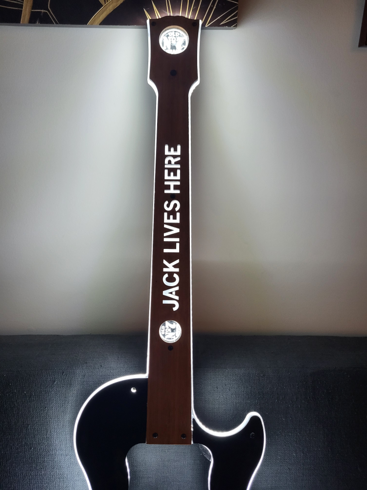 Jack Daniel's Guitar LED Display sign for a 26oz bottle - photo 5