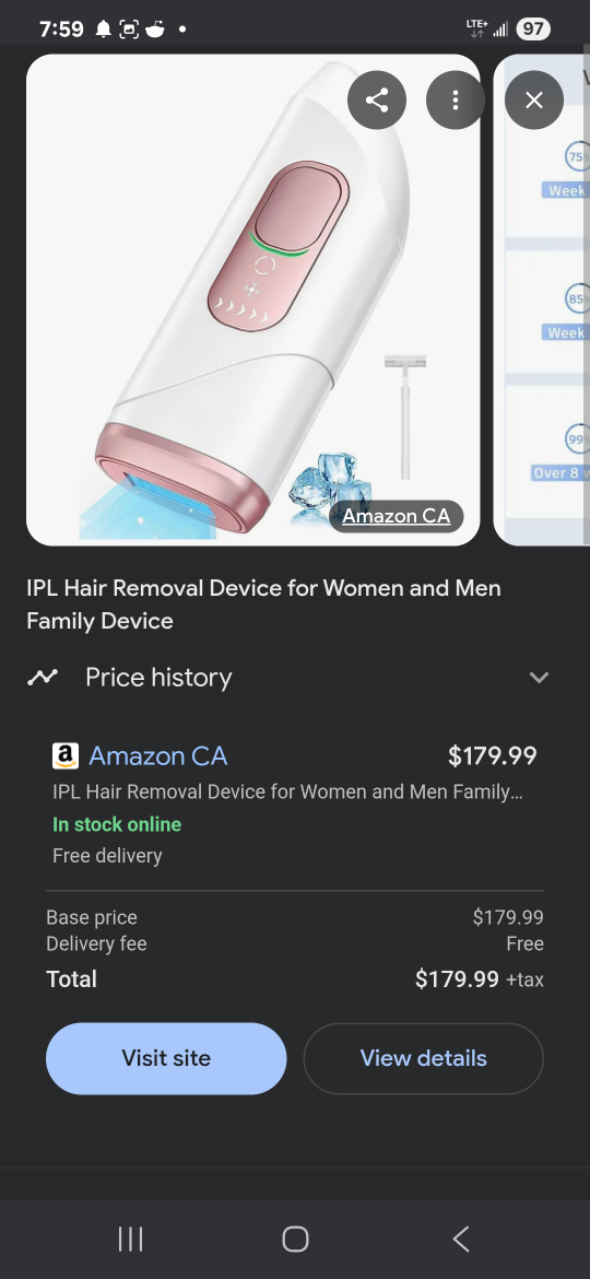 IPL Cooling Hair Removal Device - New in Box - photo 4